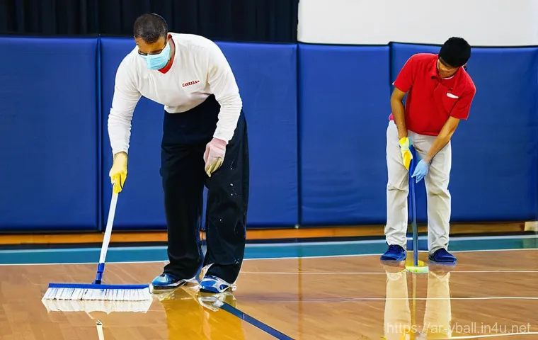 배구 코트 청소 방법 - **Prompt 1: Dynamic Play on a Pristine Court**
"An indoor volleyball court, impeccably clean and... 배구 코트 청소 방법 - **Prompt 1: Dynamic Play on a Pristine Court**
"An indoor volleyball court, impeccably clean and...
