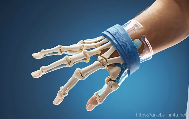 배구 경기 중 손목 보호 - **Prompt:** A male volleyball player, of muscular build, performing a wrist strengthening exercise w...