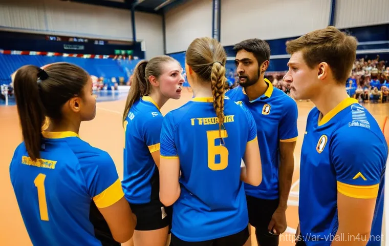 배구 경기에 대한 흥미로운 이야기 - **Spectacular Diving Save in Volleyball:** An exhilarating, wide-angle action shot capturing a male ...